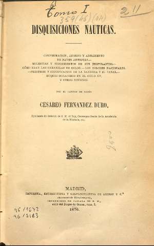 Disquisiciones náuticas (1876-1881)