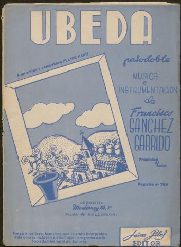 Úbeda : pasodoble (Publicación: posterior a 1934)