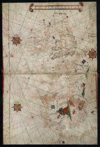 [Atlas portulano] (Producción: aproximadamente 1575)